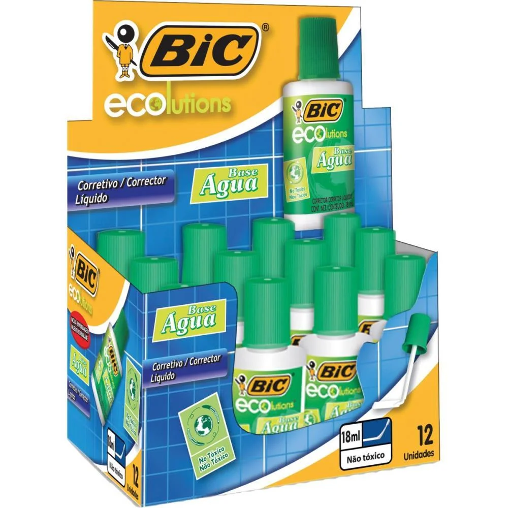 Corretivo Ecolutions 18Ml Bic (Cx.c/12)