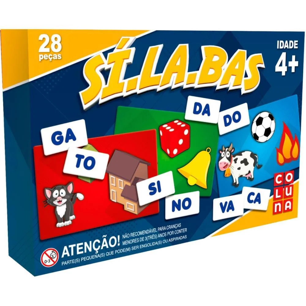 Brinquedo Pedagogico Silabas 28 Pecas Coluna (Unidade)