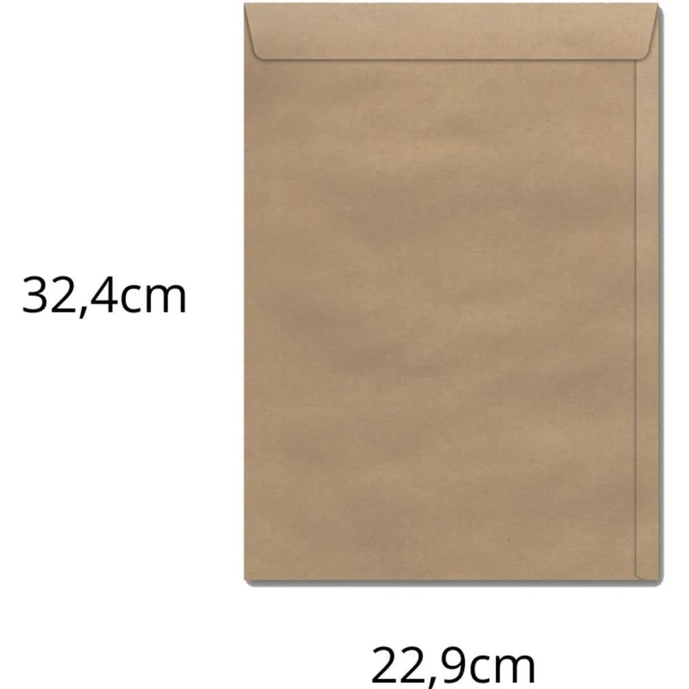 Envelope Saco Natural 229X324 80Grs. Kn 32 Scrity (Cx.c/250)