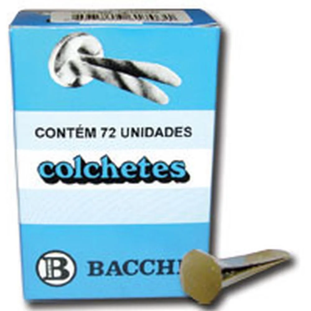 Colchete Latonados N.07 Cx.c/ 72Unid. Bacchi (Pct.c/10)