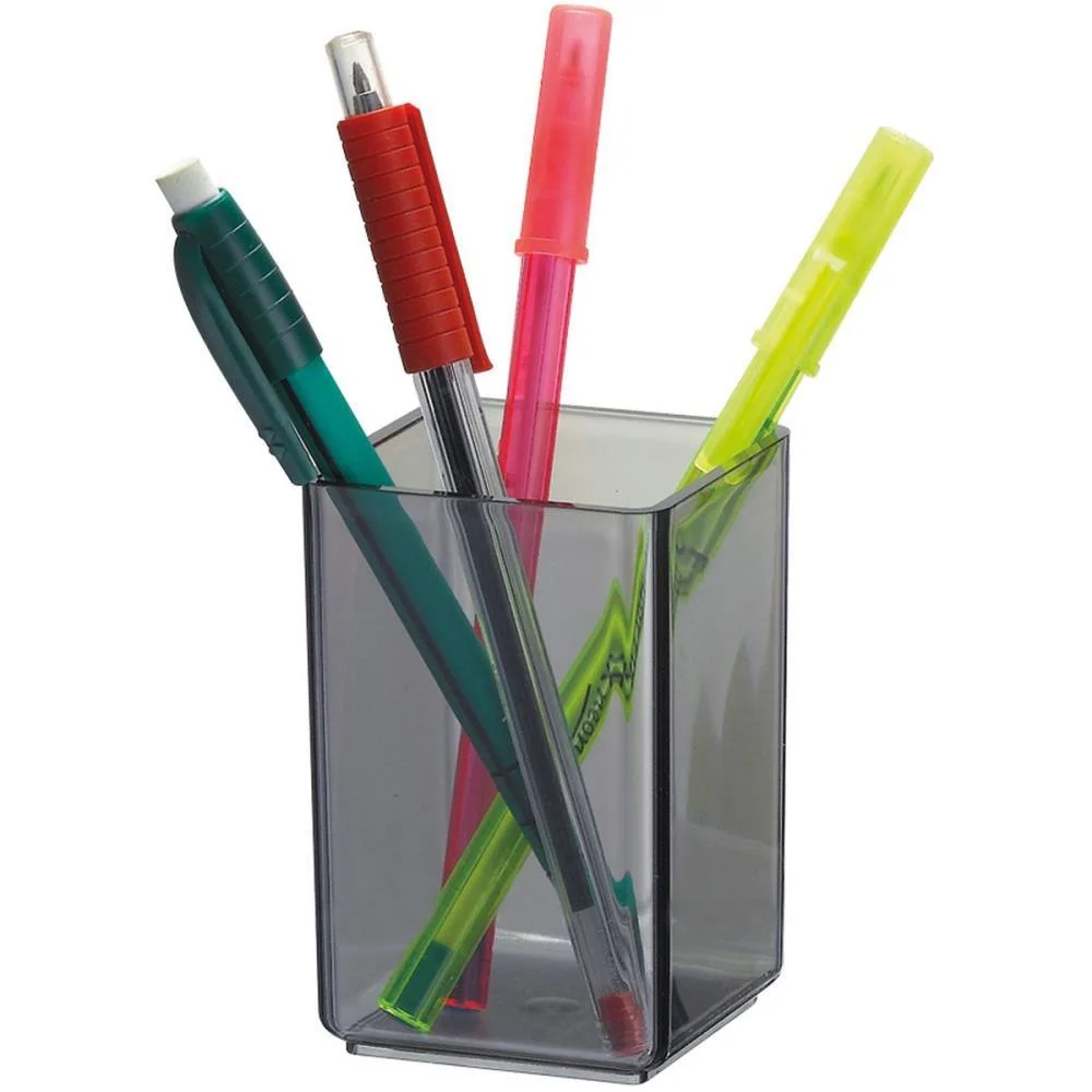 Acessorio Para Mesa Porta Lapis Acrilico Fume Acrimet (Unidade)