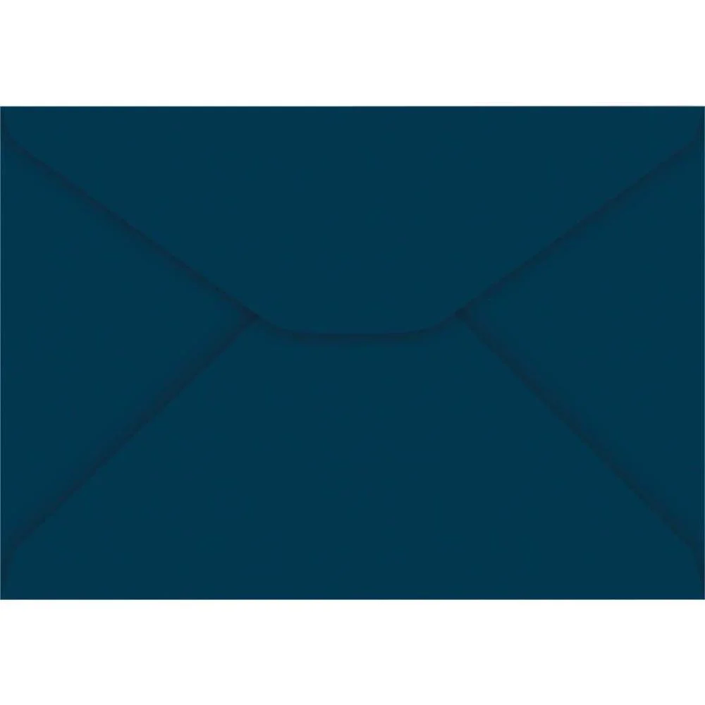 Envelope Colorido Carta 114X162Mm Azul Marinho 85G Foroni (Cx.c/100)