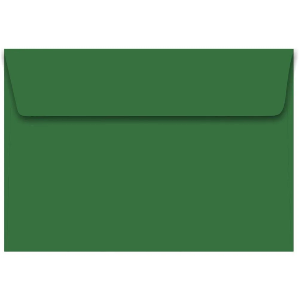 Envelope Colorido Convite 162X229Mm Verde Plus 80G Foroni (Cx.c/100)