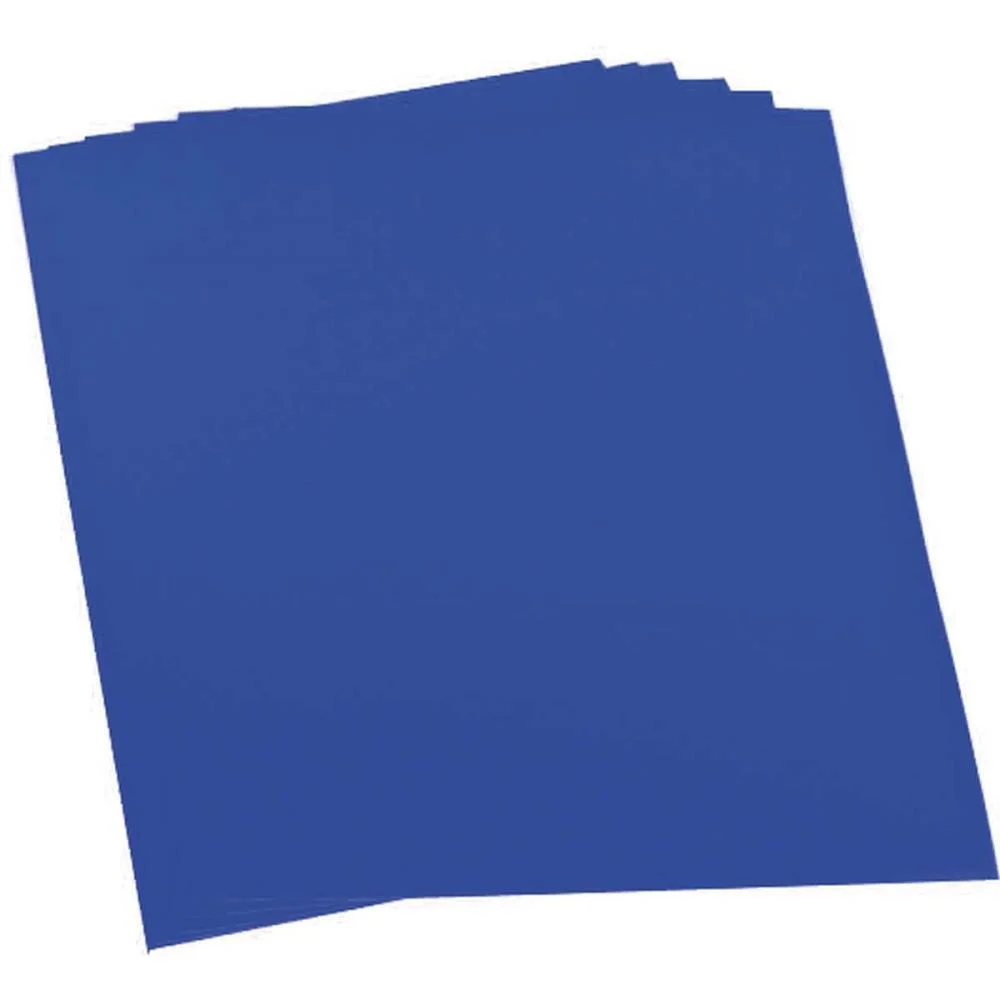 Contra Capa Encadernacao A4 Azul Royal Fosco (0,30) Mares (Pct.c/50)