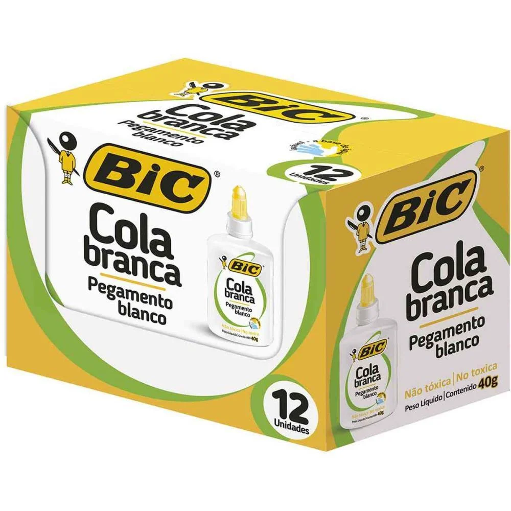 Cola Escolar Bic 40G Bic (Cx.c/12)
