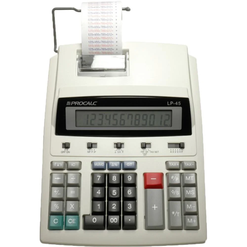 Calculadora De Impressao 12 Dig. Bobina 57Mm 110V/220V Procalc (Unidade)