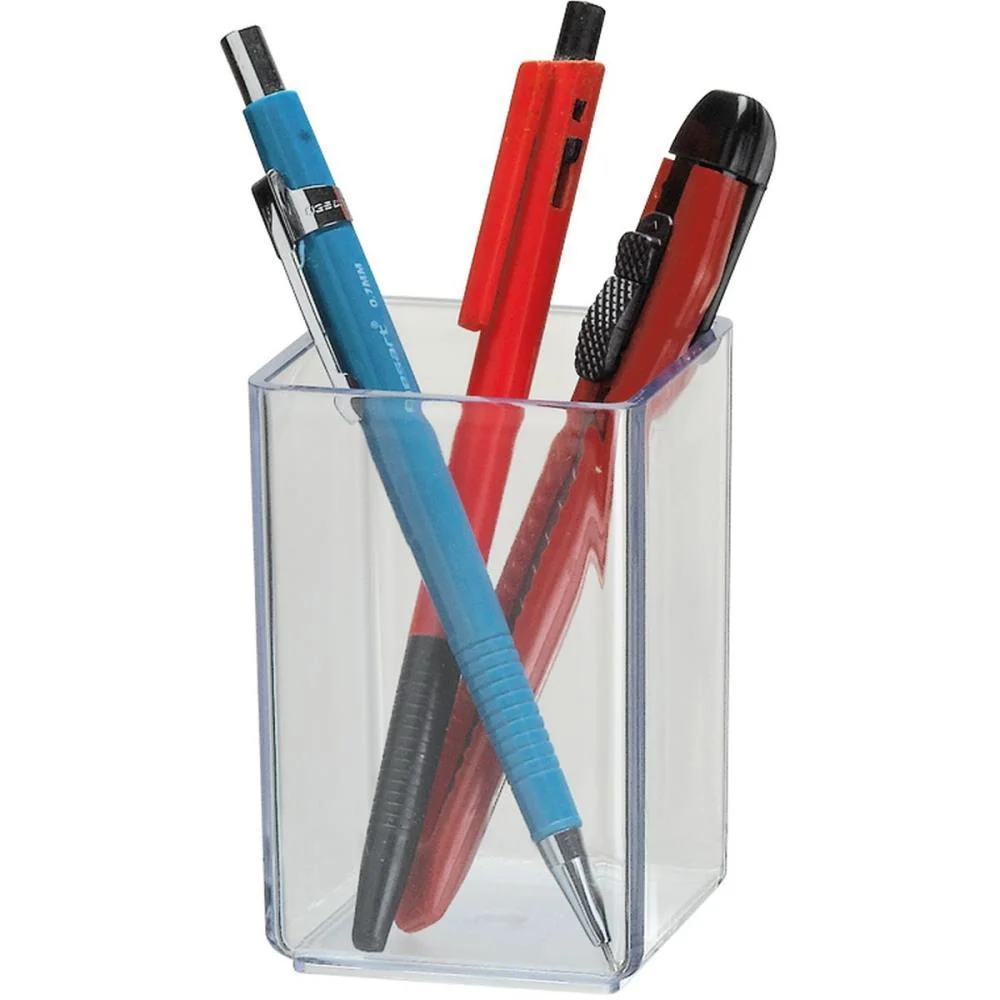 Acessorio Para Mesa Porta Lapis Acrilico Cristal Acrimet (Unidade)