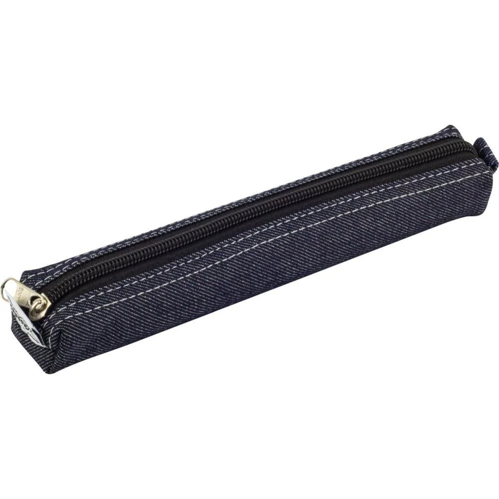 Estojo Simples Jeans Pop Tubinho Fino C/Ziper Goodie (Pct.c/12)