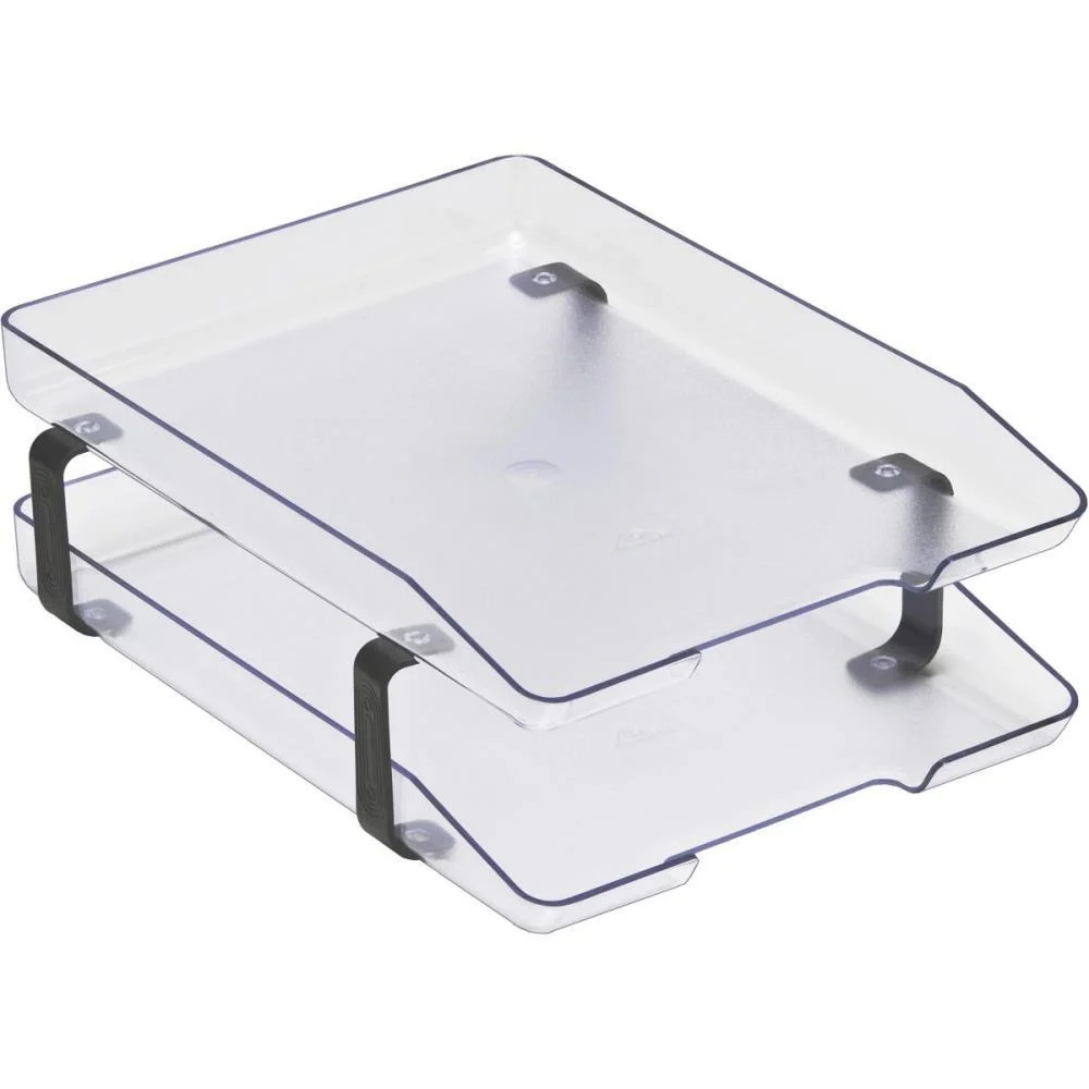 Caixa Correspondencia Dupla Acrilica Classic Cristal Acrimet (Unidade)