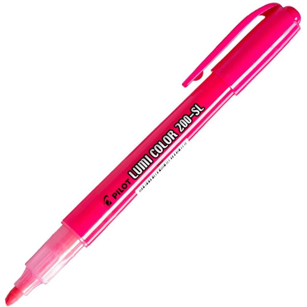 Caneta Marca Texto Lumicolor 200-Sl Rosa Pilot (Cx.c/12)