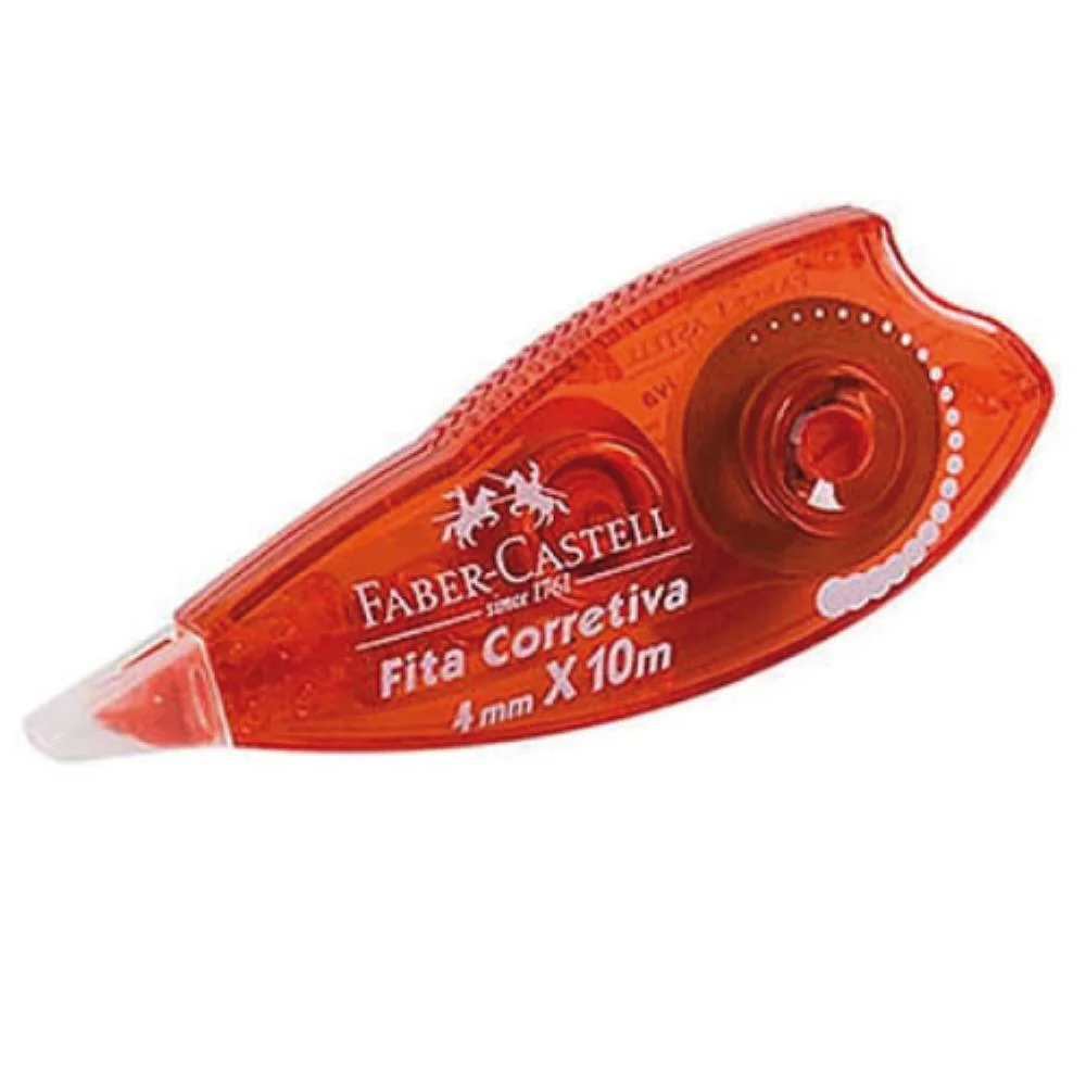 Corretivo Em Fita 4Mmx10Mt C/Tampa Protetora Faber-Castell (Cx.c/06)