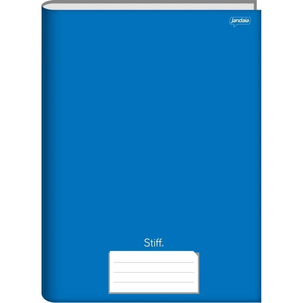 Caderno Brochura 1/4 Capa Dura Stiff 96 Folhas Azul Jandaia (Pct.c/05)