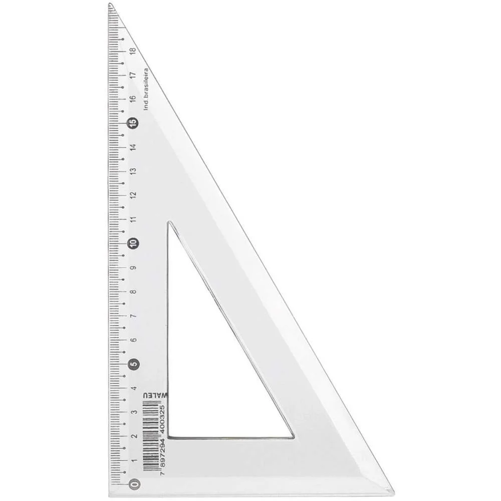 Esquadro Plastico 60 Graus Maxcril (Pct.c/10)