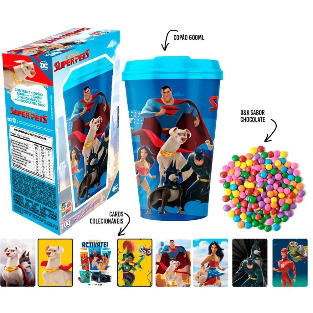 Doce Copao Superpets C/Surpre 600Ml Divino Kids (Unidade)