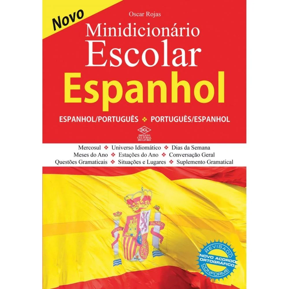 Dicionario Espanhol Espanhol/Port.escolar 448Pg Dcl (Unidade)