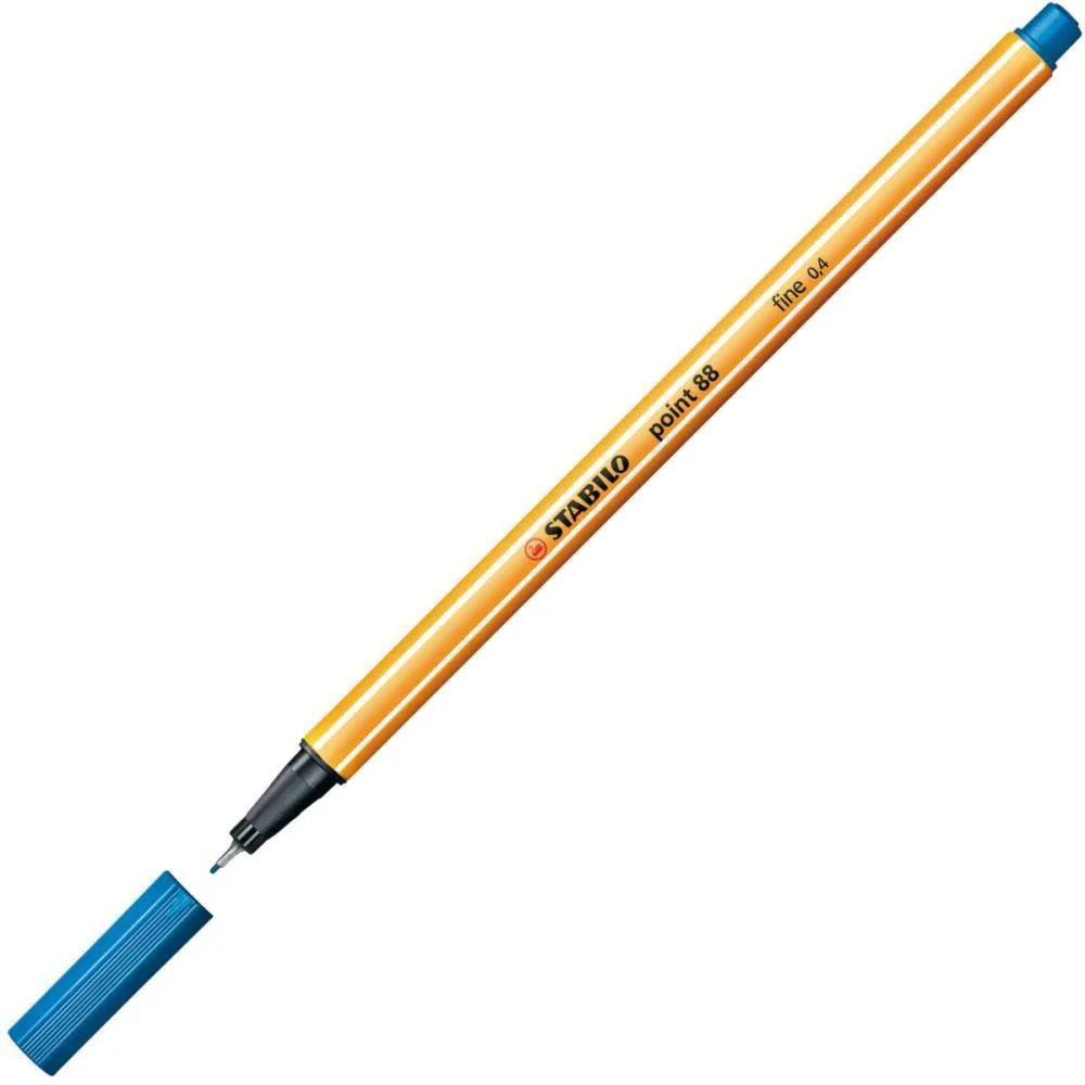 Caneta Stabilo 88/32 Point Azul Royal Sertic (Cx.c/10)