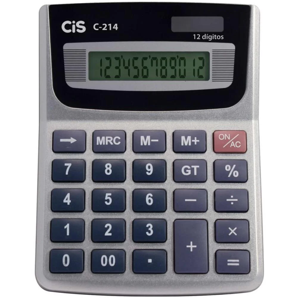 Calculadora De Mesa 12 Dig. Mod.calck C-214 Sertic (Unidade)