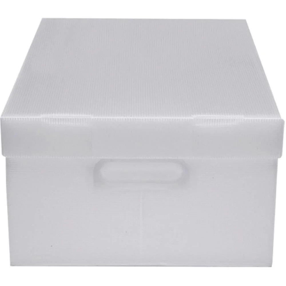 Caixa Organizadora Novaonda Cristal Gd 43,7X31X24 Polibras (Unidade)