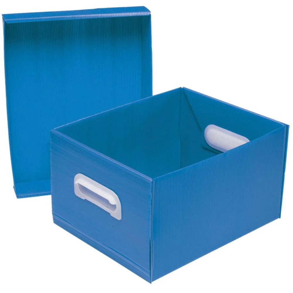 Caixa Organizadora The Best Box M 370X280X212 Az Polibras (Unidade)