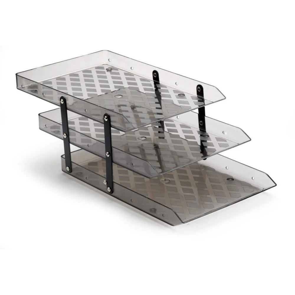 Caixa Correspondencia Tripla Movel Fume Maxcril (Unidade)