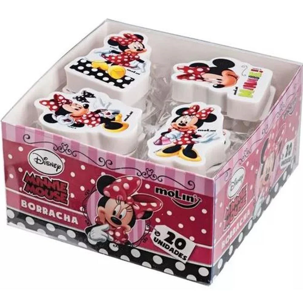 Borracha Decorada Minnie Sortidas Molin (Cx.c/20)