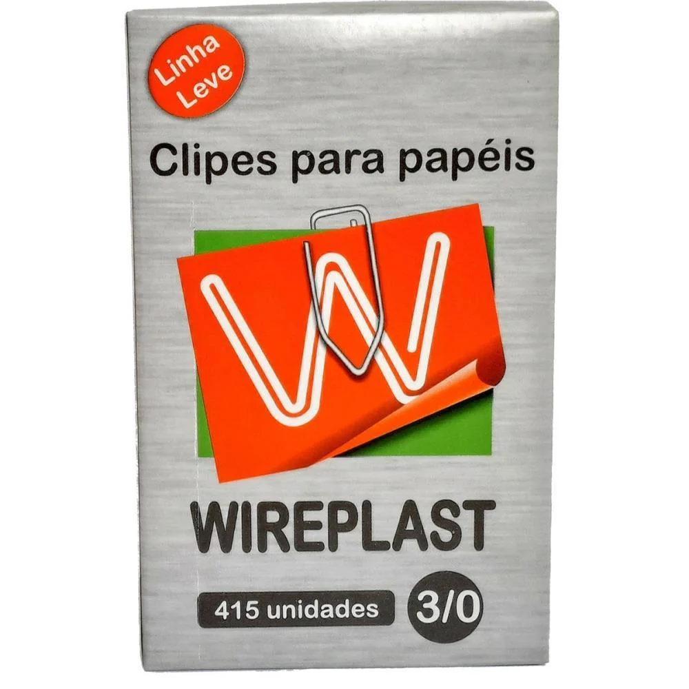Clipe Galvanizado Aco 3/0 Linha Leve C/415 Un. Wireplast (Caixa)