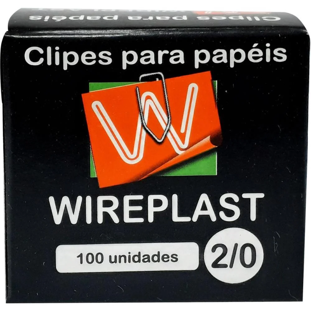 Clipe Galvanizado Aco 2/0 100 Unidades Wireplast (Pct.c/10)