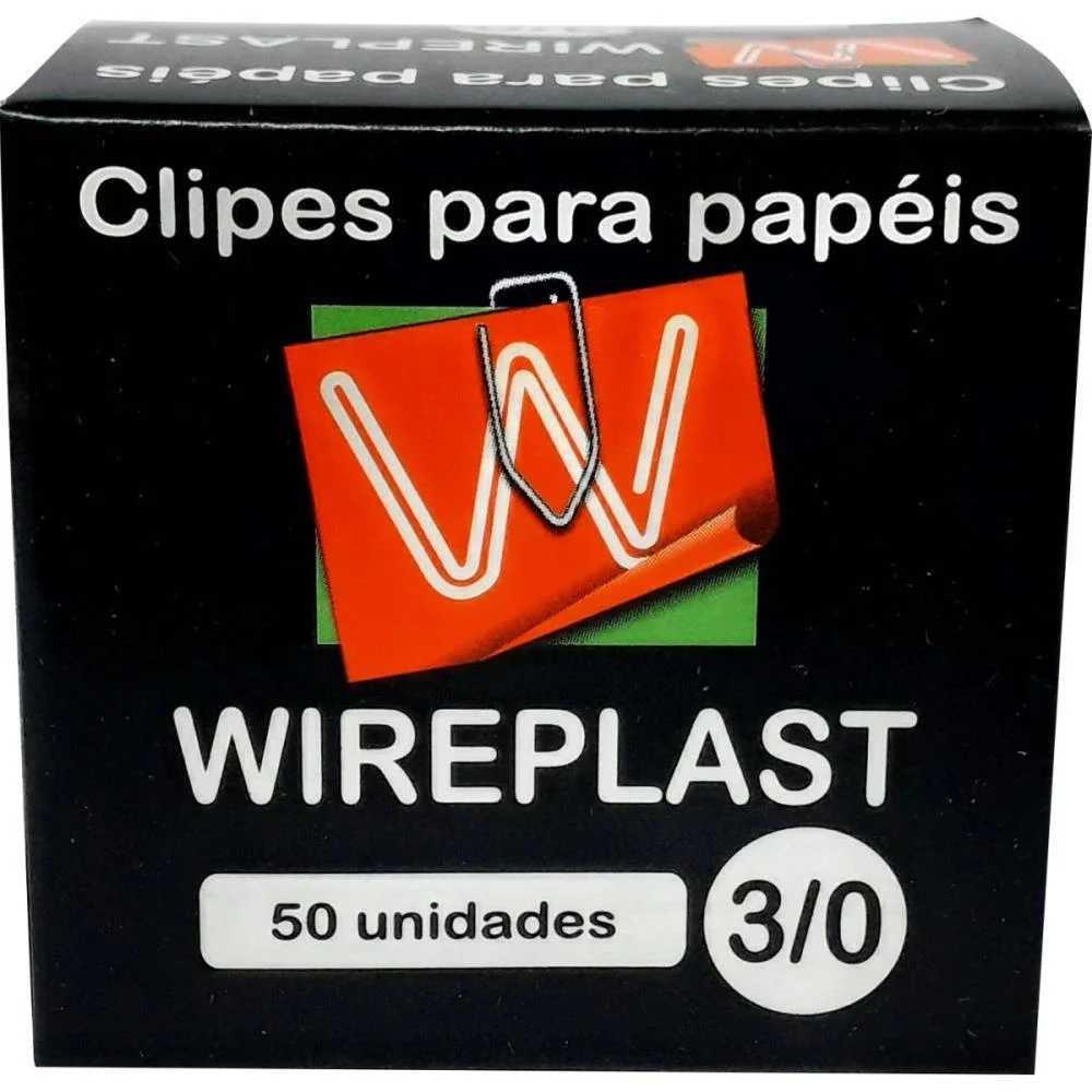 Clipe Galvanizado Aco 3/0 50 Unidades Wireplast (Pct.c/10)