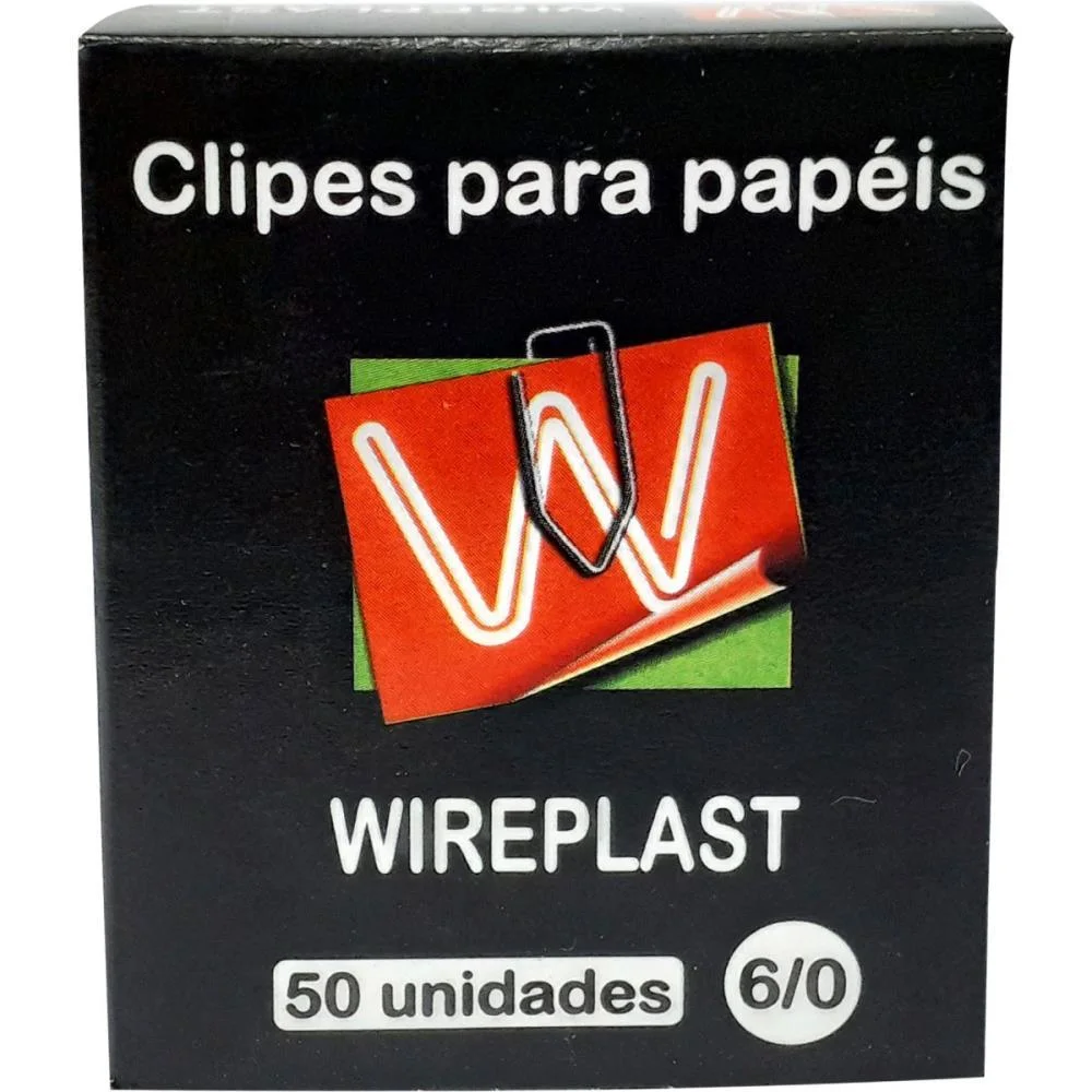 Clipe Galvanizado Aco 6/0 50 Unidades Wireplast (Pct.c/10)