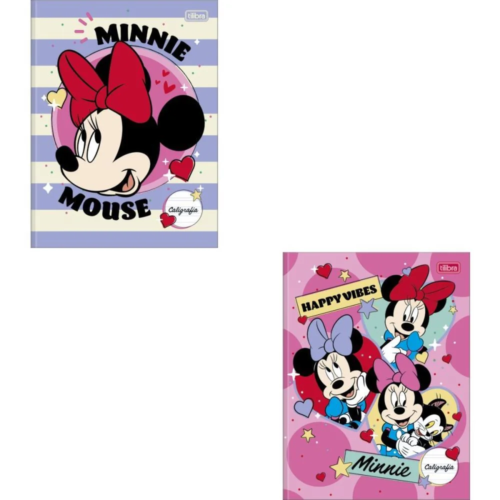 Caderno Caligrafia Capa Dura Minnie 40Fls. Tilibra (Pct.c/05)