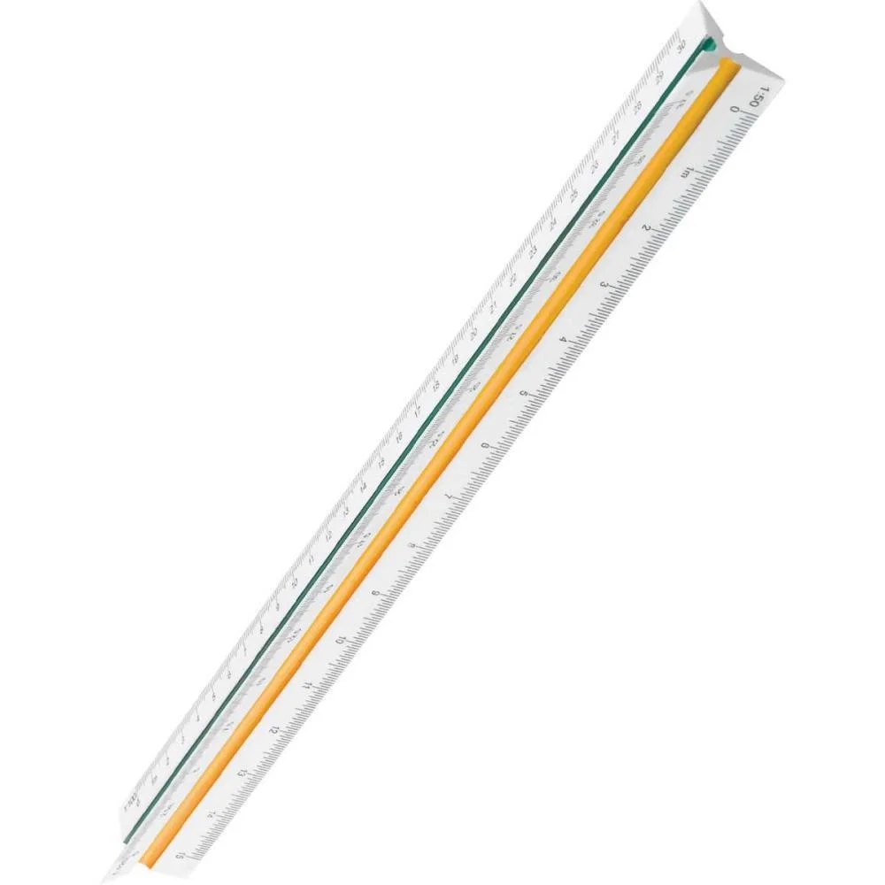 Escalimetro Triangular 30Cm. Maxcril (Unidade)