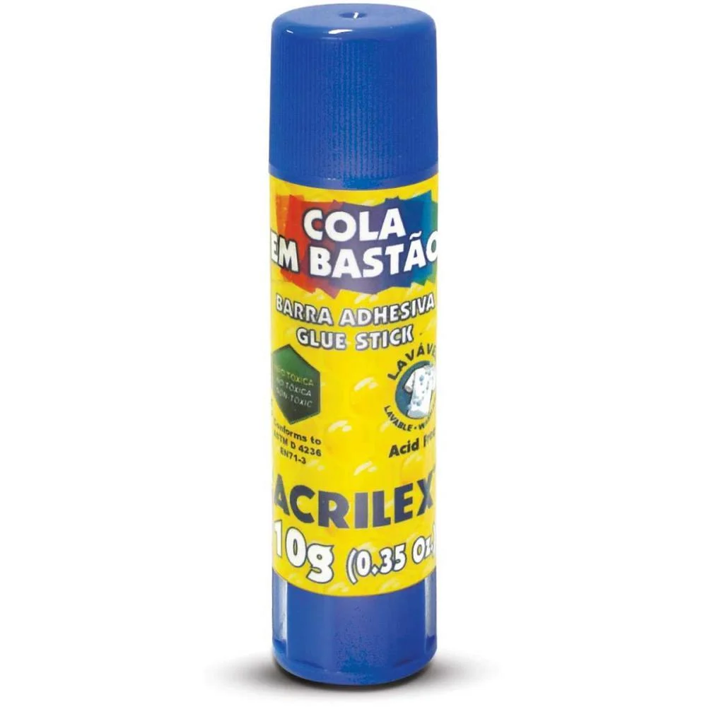Cola Em Bastao Glue Stick 10G Acrilex (Cx.c/10)