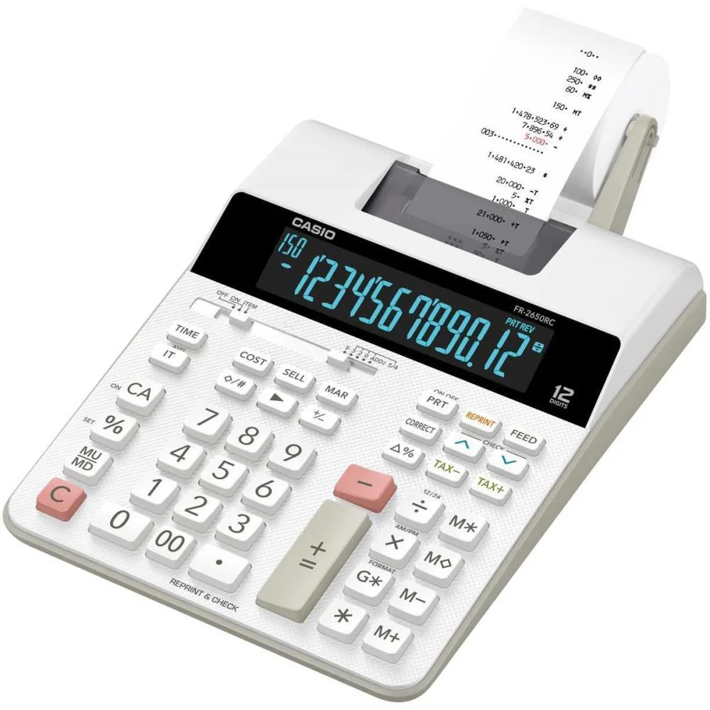 Calculadora De Impressao 12 Dig. Printer 2Cores Bivolt Casio (Unidade)