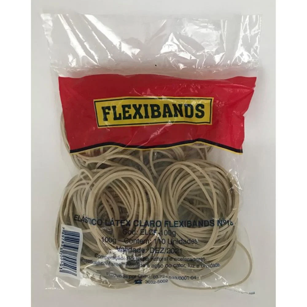 Elastico Flexibands Latex 100G N.18 Fulgor (Pacote)