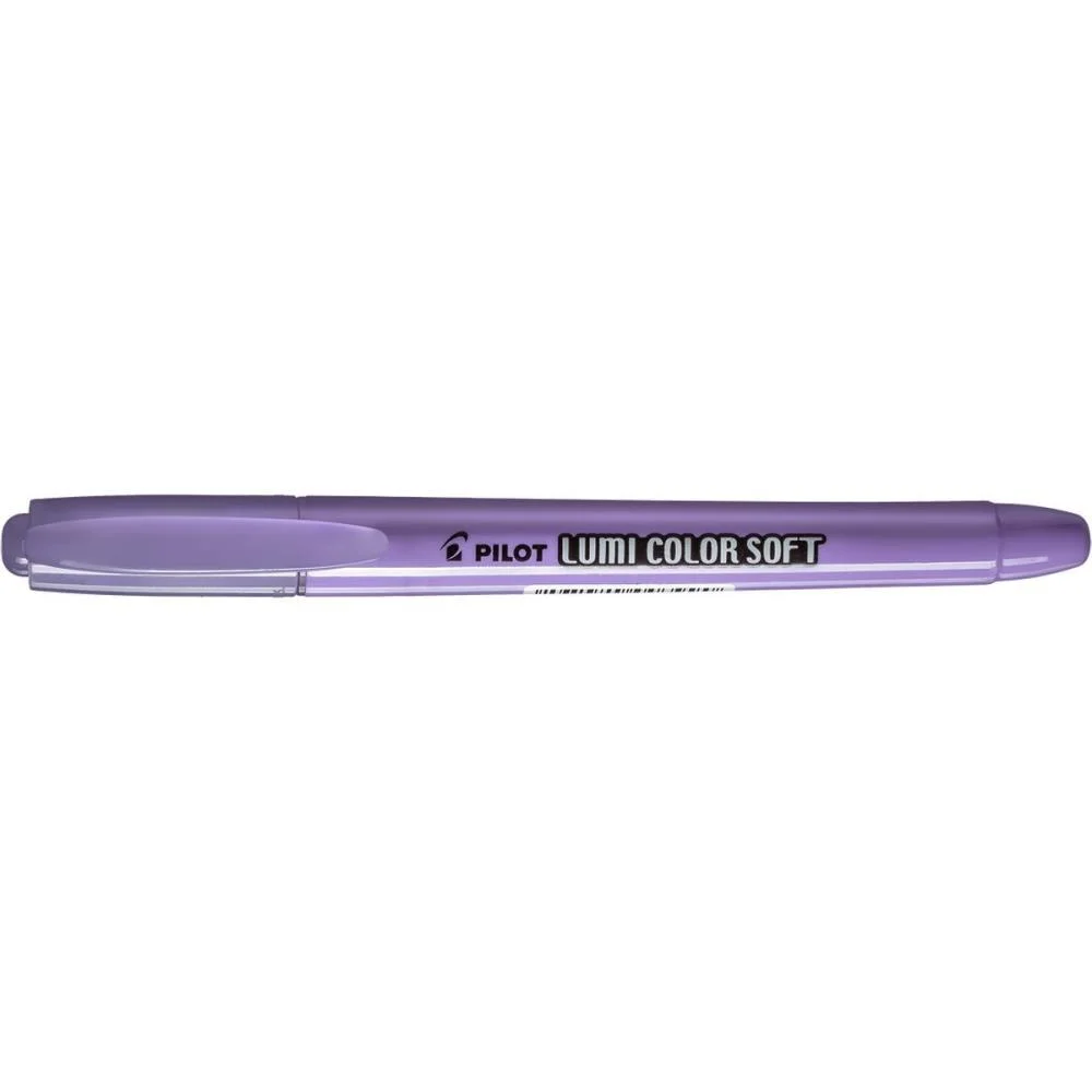 Caneta Marca Texto Lumicolor Soft Violeta Pastel Pilot (Cx.c/12)