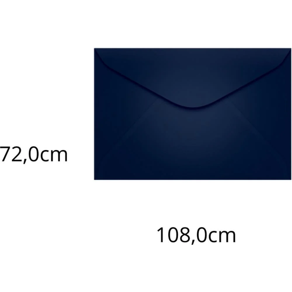 Envelope Colorido Visita 72X108 Az.marinho P.seguro 80G Scrity (Pct.c/100)