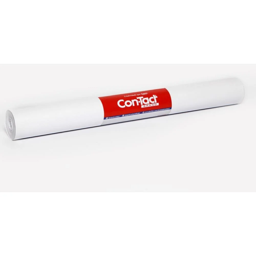 Contact Liso 45Cmx10M Opaco Branco Contact (Rolo)