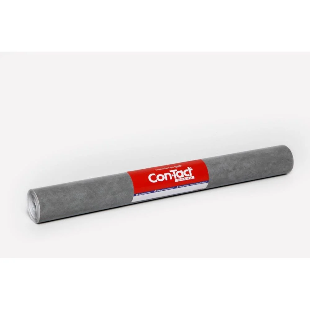 Contact Decorado 45Cmx10M Cimento Queimado Contact (Rolo)