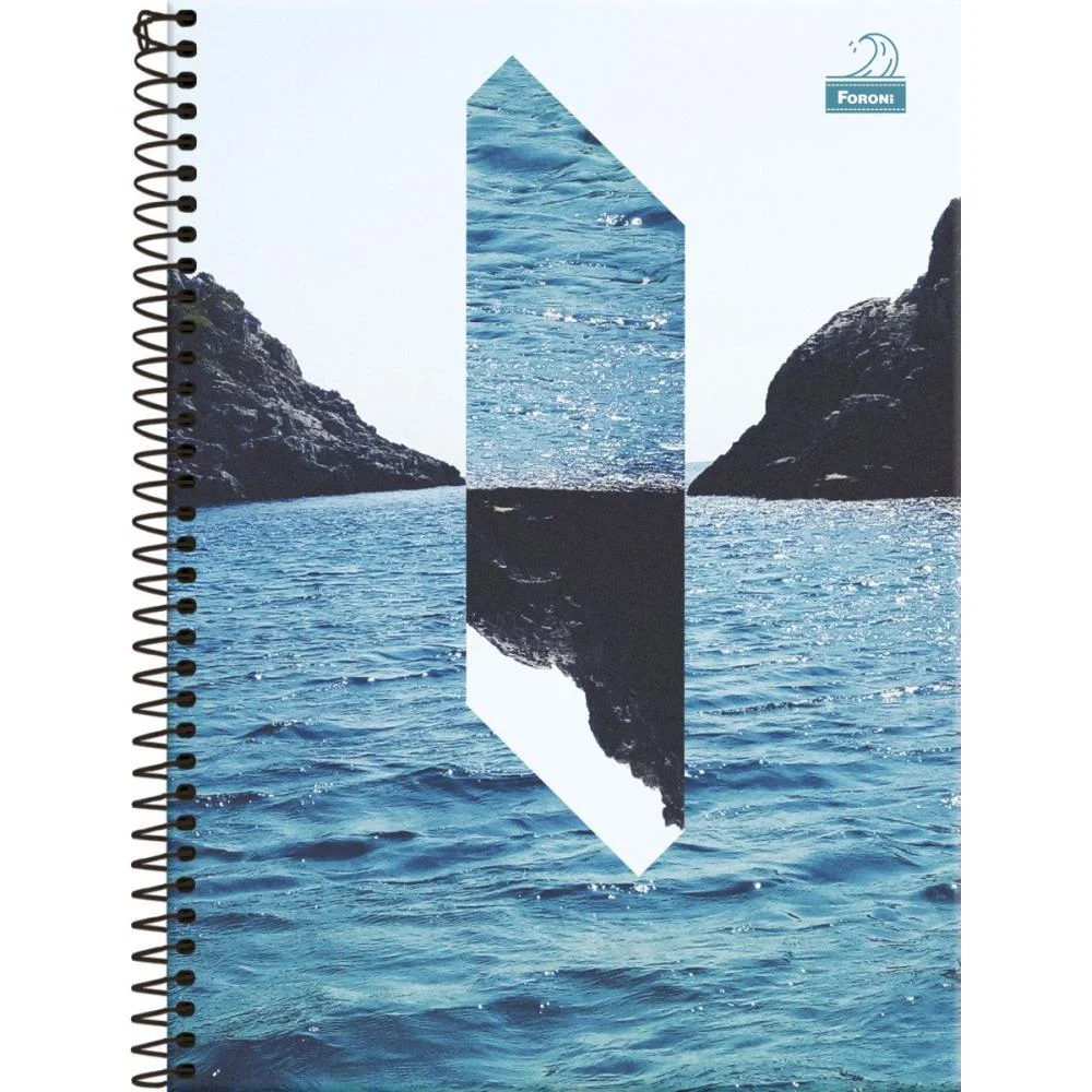 Caderno Espiral 1/4 Capa Dura 4 Elementos 80Fls. Foroni (Pct.c/05)
