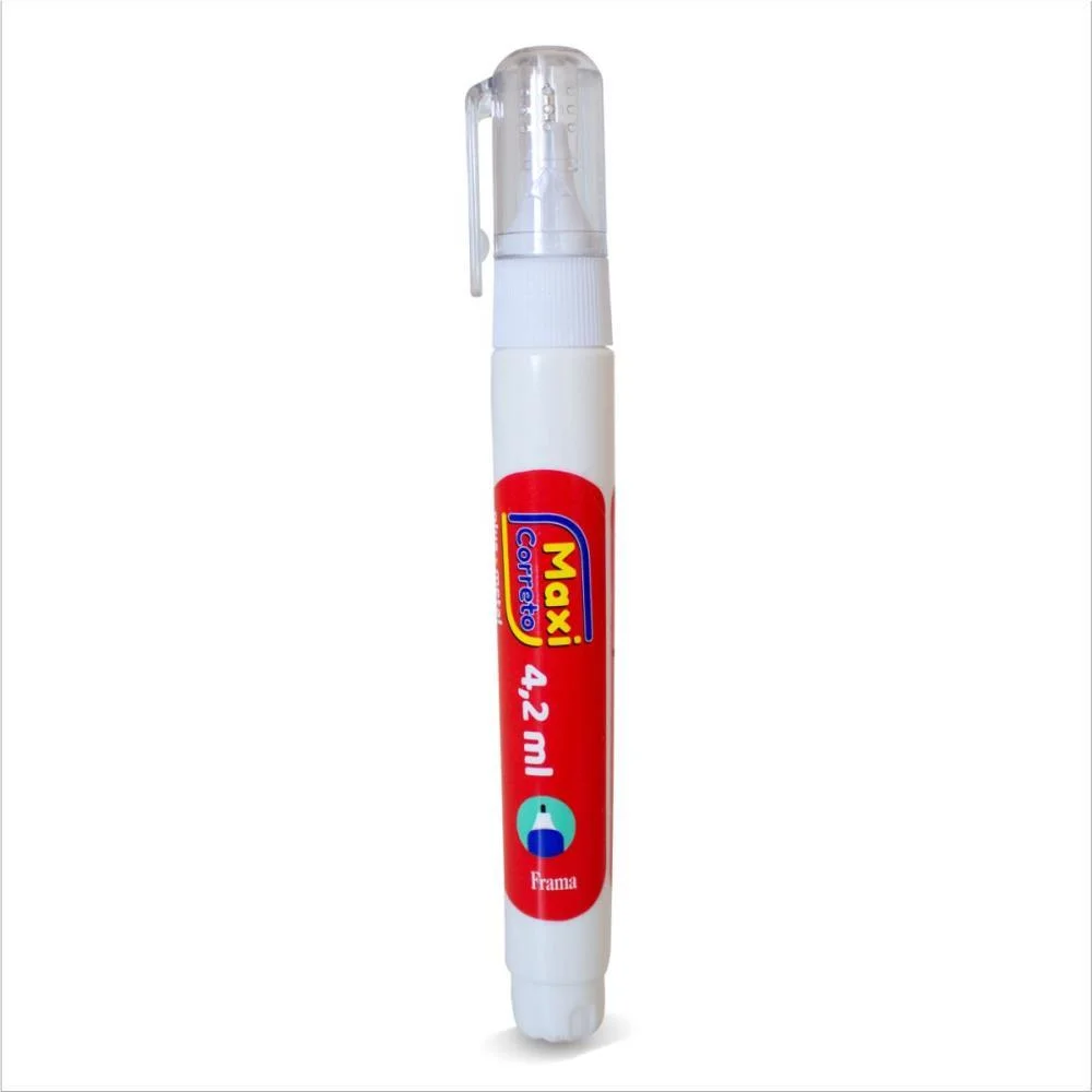 Caneta Corretiva 4,2Ml Plus Metal Frama (Dp.c/12)