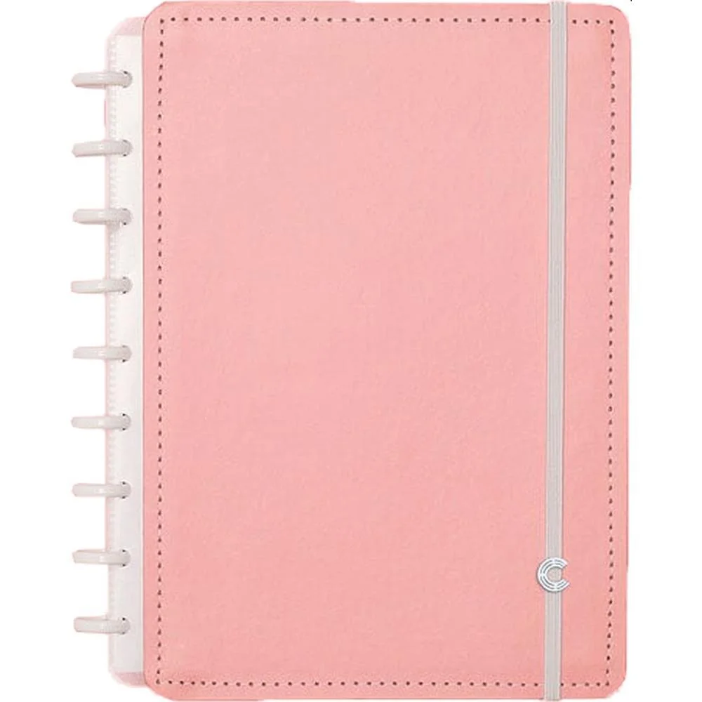 Caderno Inteligente Medio Rose Pastel 80Fls 190X255Mm Caderno Inteligente (Unidade)