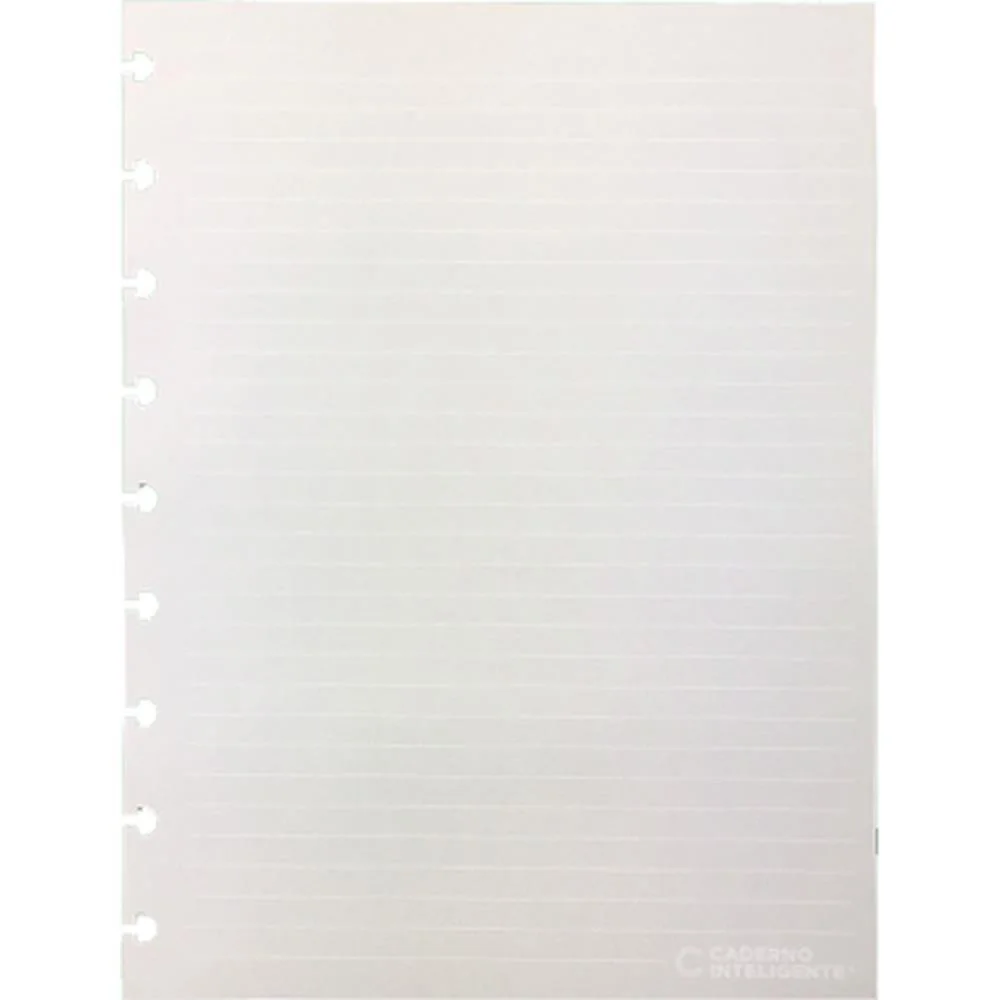 Caderno Inteligente Refil Medio Pauta Branca 90G. 50Fls. Caderno Inteligente (Pacote)