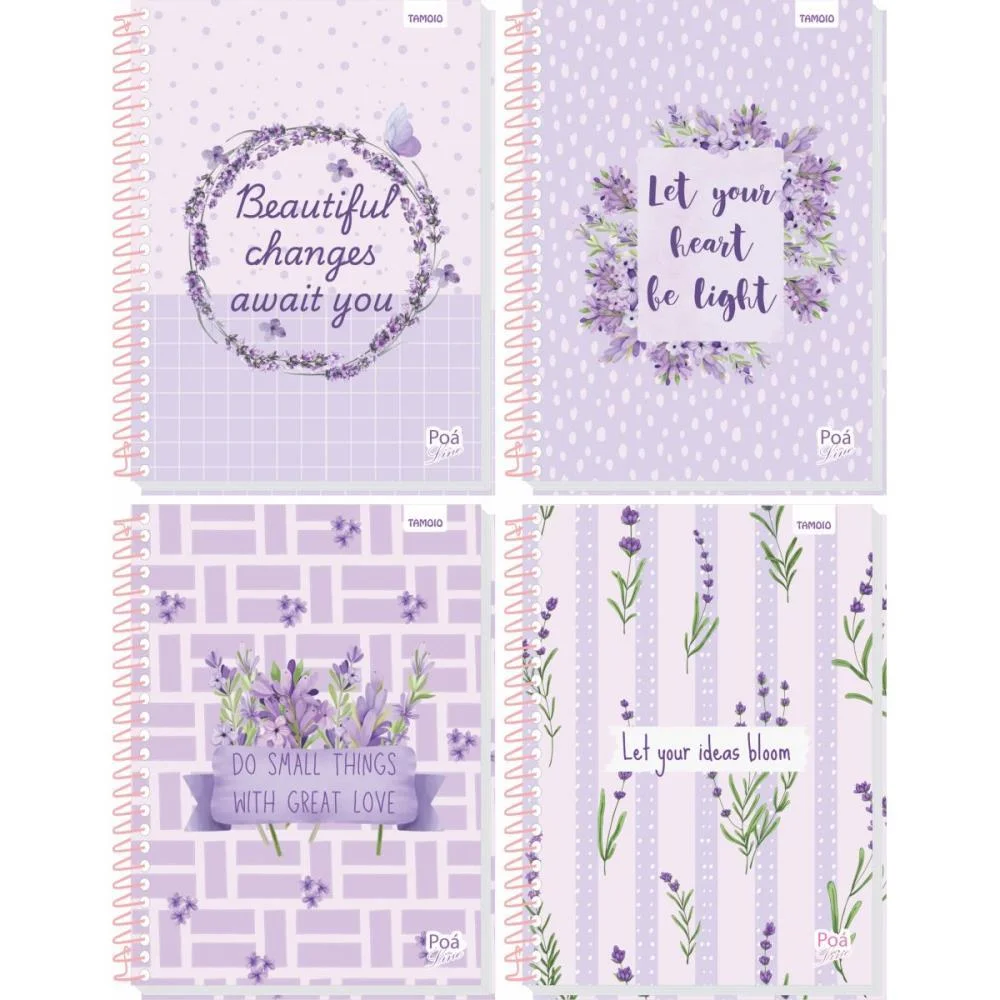 Caderno 10X1 Capa Dura Poa 160 Folhas Tamoio (Pct.c/04)