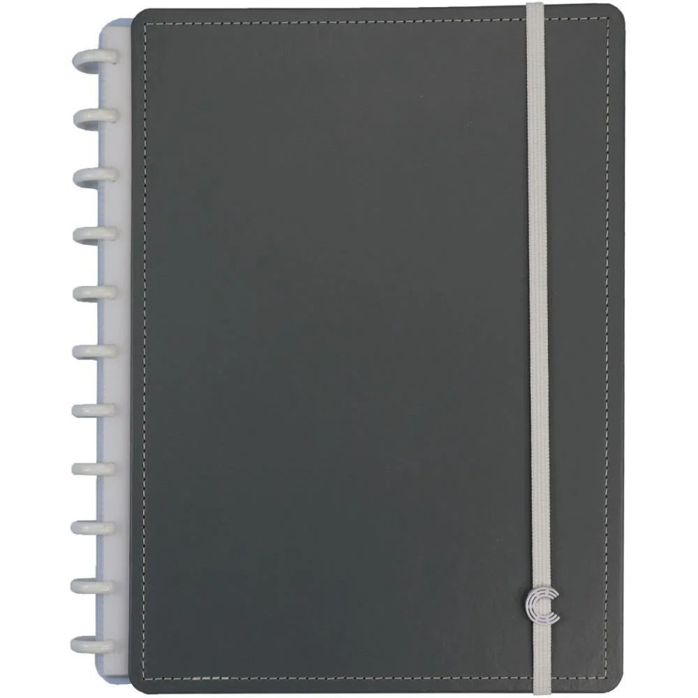 Caderno Inteligente Grande Cool Grey 80Fls 215X280Mm Caderno Inteligente (Unidade)