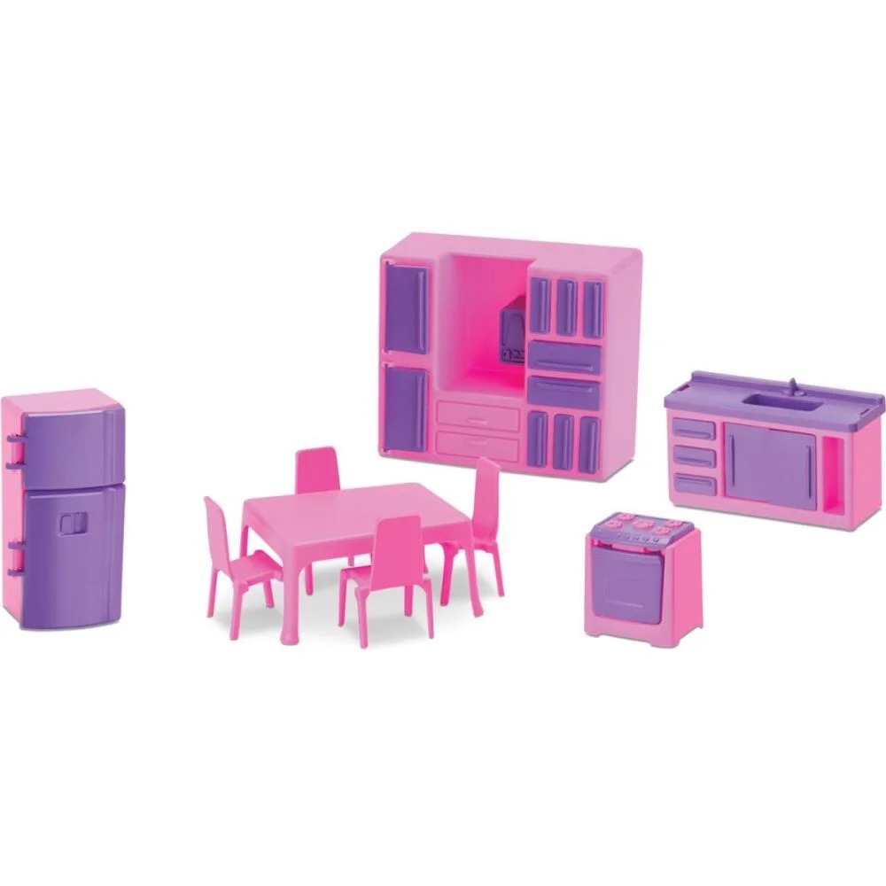 Casinha De Boneca Colecao Judy Home Cozinha Samba Toys (Unidade)