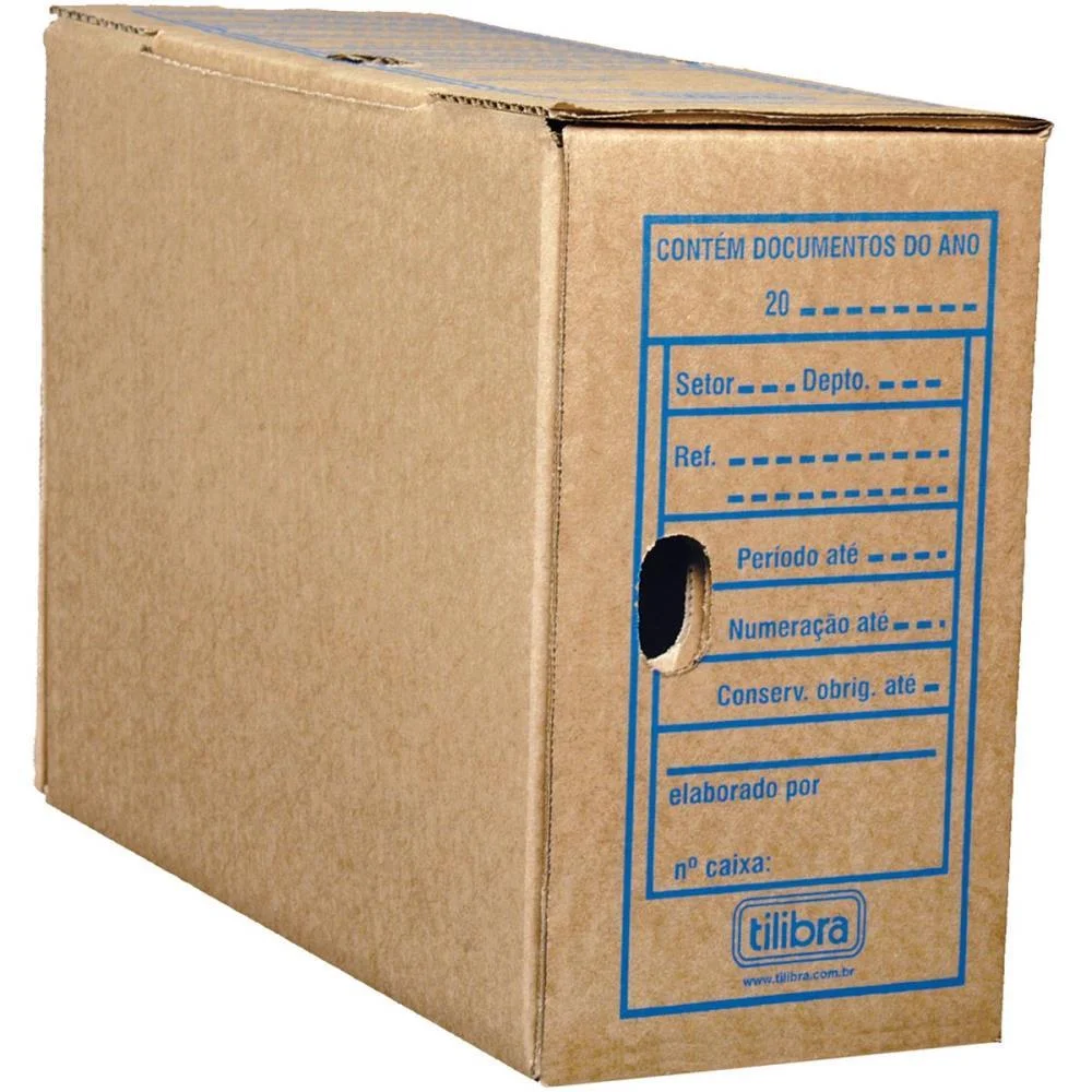 Arquivo Morto Papelao 34X13,3X24Cm 428G Tradicional Tilibra (Pct.c/50)