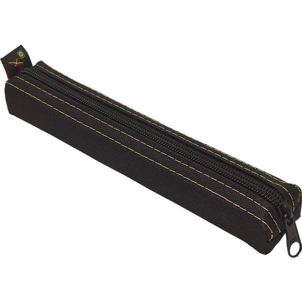 Estojo Simples Lona/ Nylon 600 Pequeno Preto Reflex (Unidade)