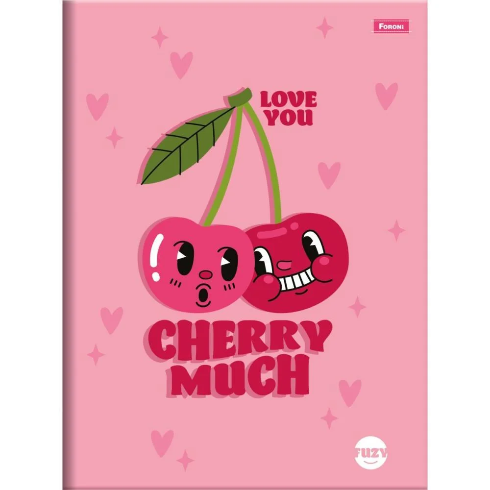 Caderno Brochurao Capa Dura Fuzy 80Fls. Foroni (Pct.c/05) - imagem 4