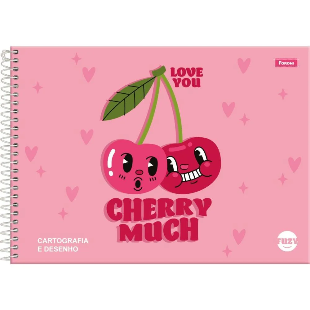 Caderno Desenho Univ Capa Dura Fuzy 80Fls. Foroni (Pct.c/04) - imagem 4