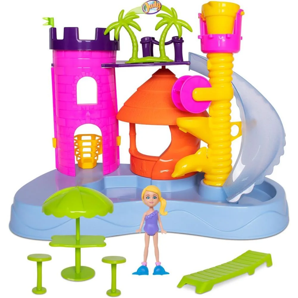 Cenario Tematico (Playset) Parque Aquatico Da Judy Samba Toys (Unidade) - imagem 4
